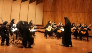 آیین پایان سال تحصیلی هنرجویان هنرستان موسیقی دختران تهران