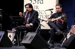  سراج برای خسرو آواز ایران آرزوی سلامتی کرد